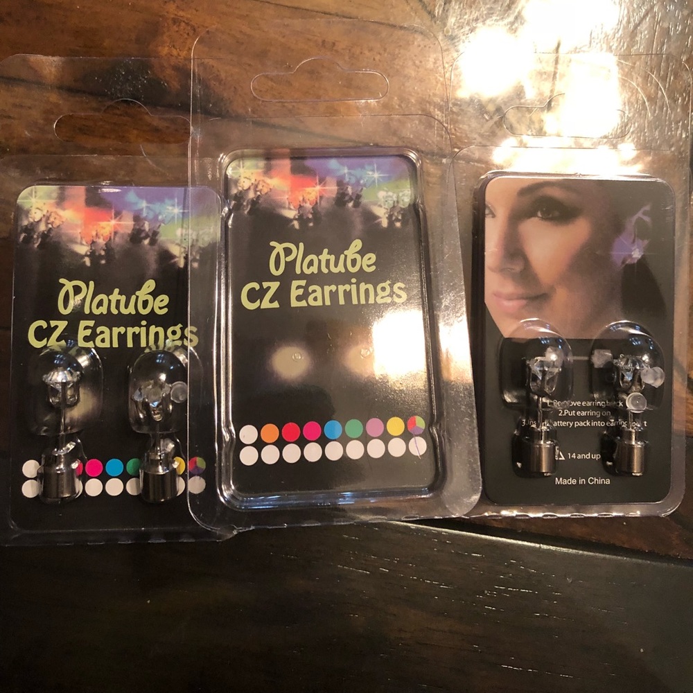 Light up LED earrings